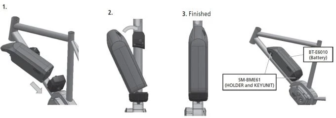 Shimano Steps - Batterie De Cadre BT-E6010 418 Wh, Noir – Image 2